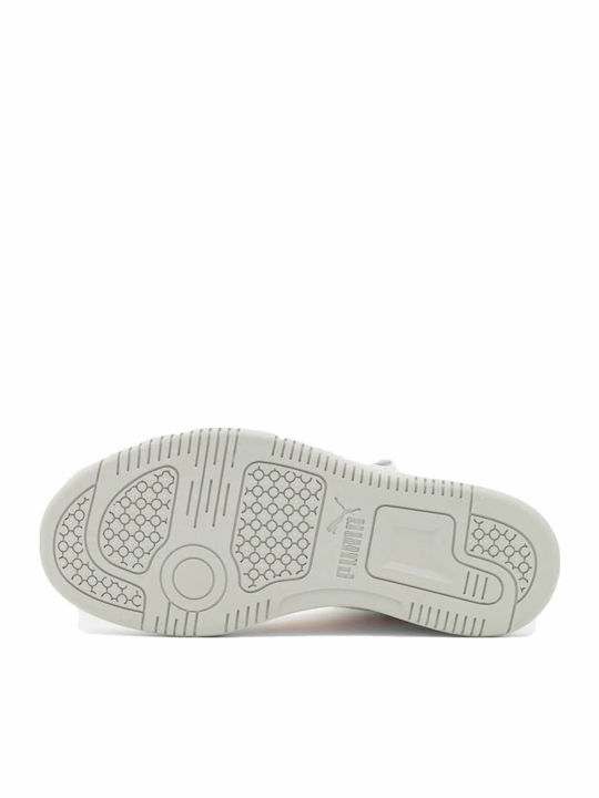 Rebound V6 Kids Sneakers High with Scratch White