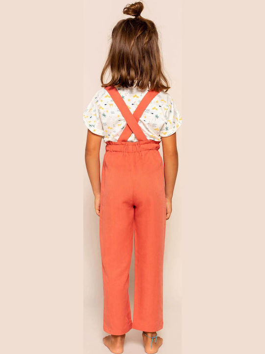 Kinder Schlaghose Stoff Orange