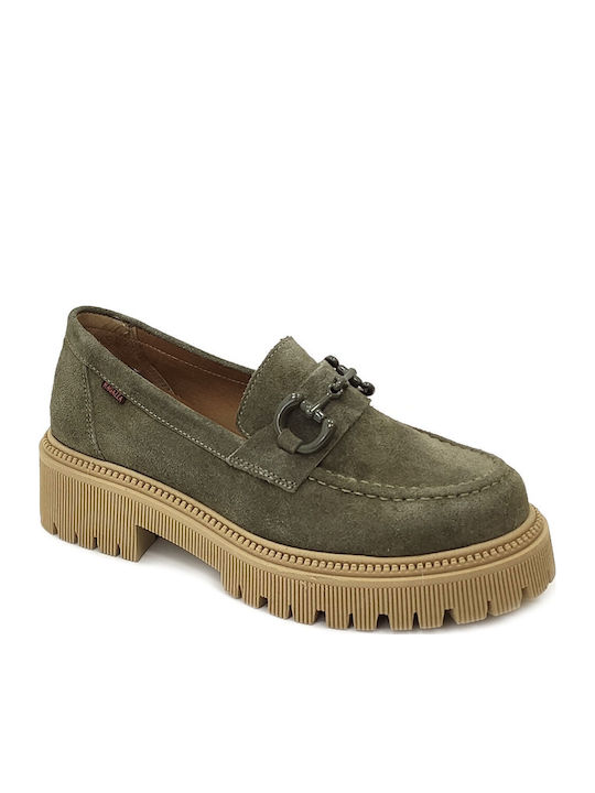 Γυναικεία Loafers σε Χακί Χρώμα