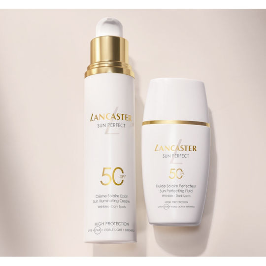 Lancaster Sun Perfect Infinite Glow Illuminating Αντηλιακή Κρέμα Προσώπου SPF50 50ml