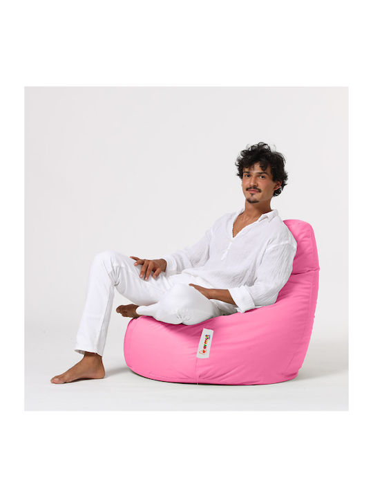 Waterproof Bean Bag Chair Poof Drop Pink 80x80x80cm