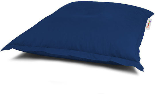 Fotolii Puf Bolster Impermeabil Albastru Închis 100x100cm