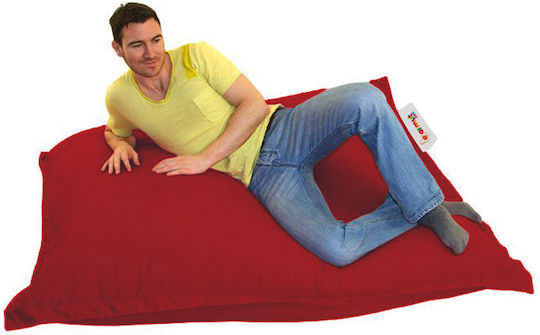 Waterproof Bean Bag Bolster Poof Red 100x100cm