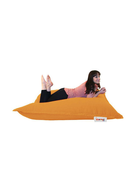 Πуф Болстър Водоустойчив Orange 100x100см