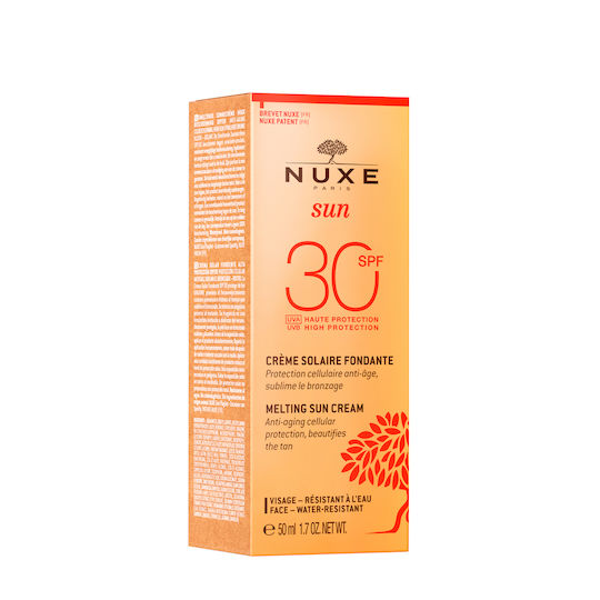 Nuxe Sun Delicious Cremă Antisolară Waterproof Pentru Față SPF30 50ml