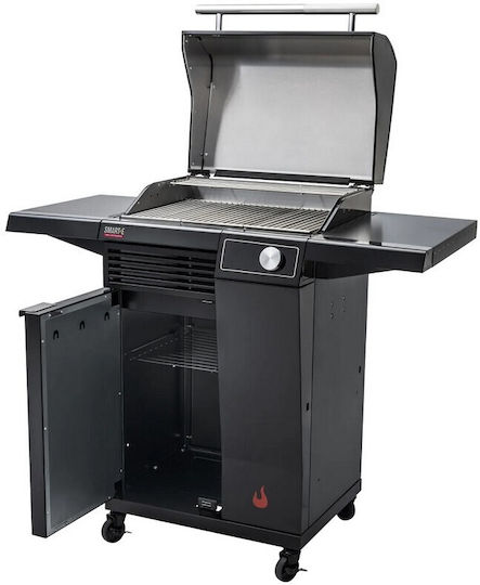 Char-Broil Smart-E С крака Електрическа скара Гладка плоча 2400W с капак и регулируем термостат