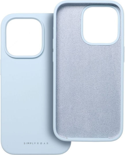 Roar Cloud-skin Back Cover Silicone Light Blue (iPhone 15)