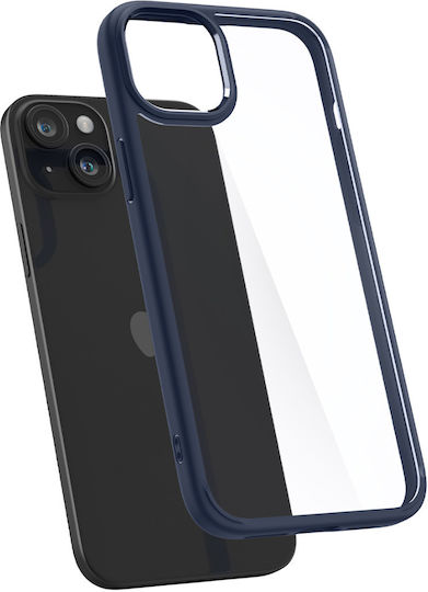 Spigen Ultra Hybrid Back Cover Plastic 2mm Navy Blue (iPhone 15)