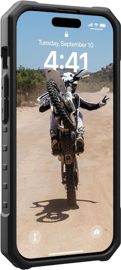 UAG Back Cover Silicon / Plastic Argintiu (iPhone 15 Pro)