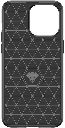 Carbon Back Cover Μεταλλικό Μαύρο (iPhone 15 Pro Max)
