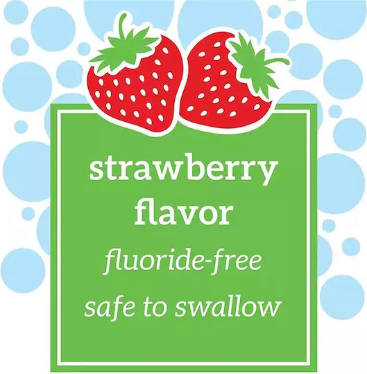 Dr. Brown's Baby Toothpaste for 0m+ with Strawberry Flavor Fluoride-Free 40gr