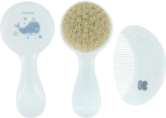 Kikka Boo Baby Brush & Comb Savanna Blue 2pcs