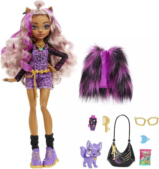 Mattel Crescent Clawdeen Wolf Κούκλα για 4+ Ετών 25εκ.