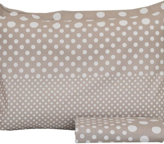 Anna Riska Mix & Match Βρεφικό Κουβερλί Βαμβακερό 56 Μπεζ 110x150cm