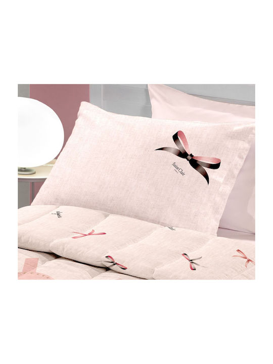 Saint Clair Grace Kids Pillowcase 50x70cm Ροζ 1717030120005