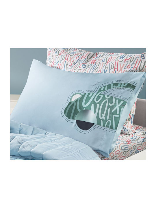Saint Clair Auto Kids Pillowcase 50x70cm Blue 1717030120004