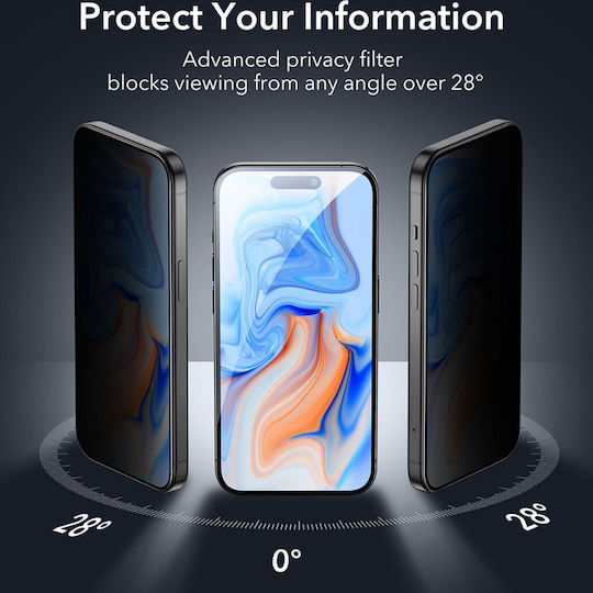 ESR Shield Privacy Tempered Glass (iPhone 15 Plus)