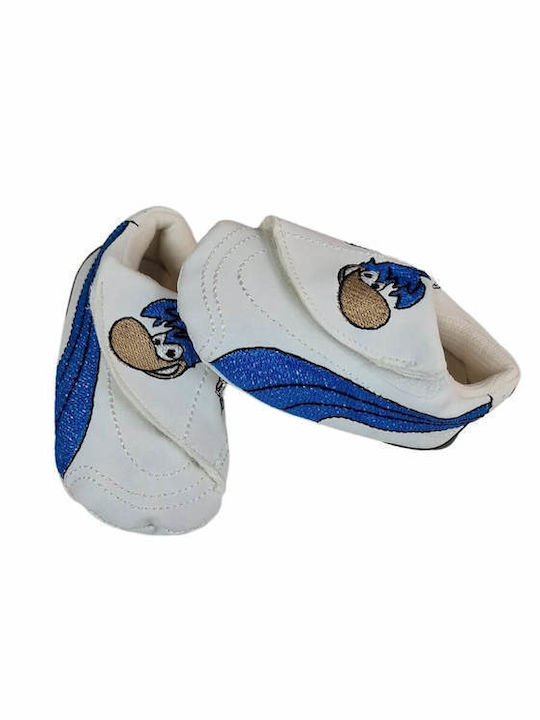 Boac Βρεφικά Sneakers Αγκαλιάς Λευκά