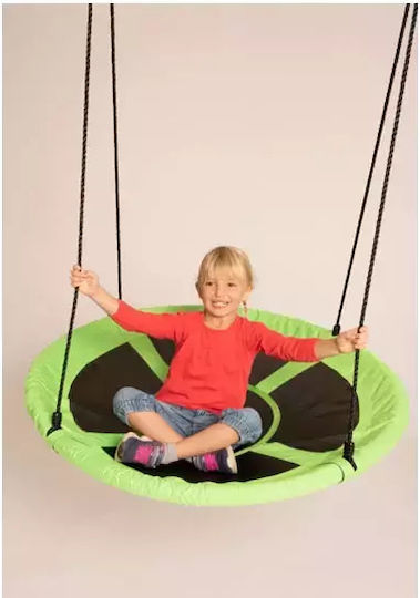 Vedes Nest Hanging Fabric Swing 90x90x90cm for 3+ Years Green