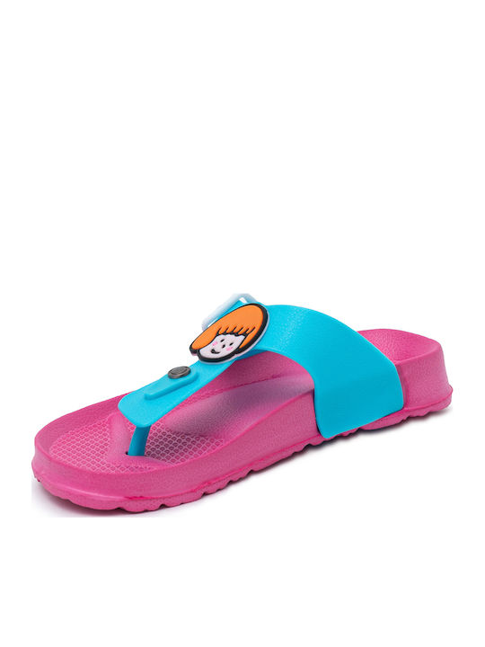Șlapi pentru copii Fuchsia