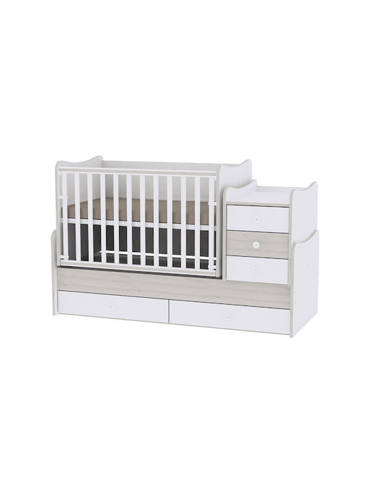 Lorelli Бебешко Креватче Maxi Plus Бял за Матрак 62x110см