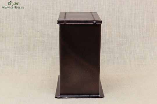 Weihrauchfass Gedenkornament Aufbewahrungsbox für Gräber aus Metall 24x20x24cm