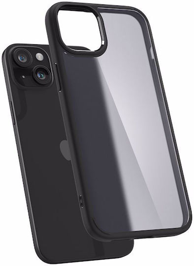 Spigen Ultra Hybrid Back Cover Plastic 2mm Frost Black (iPhone 15 Plus)