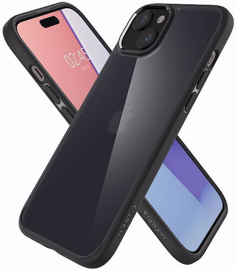 Spigen Ultra Hybrid Back Cover Plastic 2mm Frost Black (iPhone 15 Plus)