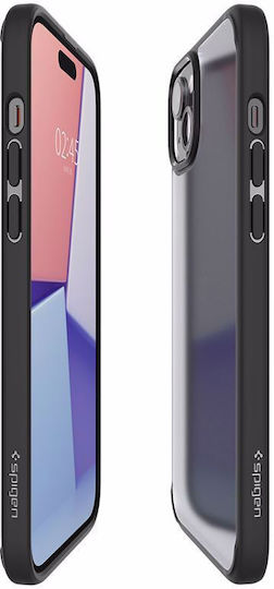 Spigen Ultra Hybrid Back Cover Plastic 2mm Frost Black (iPhone 15 Plus)
