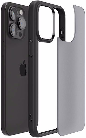 Spigen Ultra Hybrid Back Cover Plastic 2mm Frost Black (iPhone 15 Pro Max)