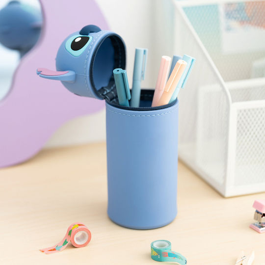 Grupo Erik Stitch Κασετίνα Βαρελάκι Γαλάζια