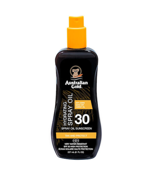 Australian Gold Exotic Blend Αδιάβροχο Αντηλιακό Λάδι Σώματος SPF30 σε Spray 237ml