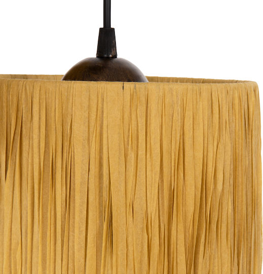 HomeMarkt Ceiling Light Beige with Rope for E27 Socket 30x70cm