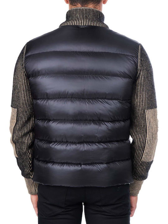 Herno Herren Winter Jacke Lässig Schwarz