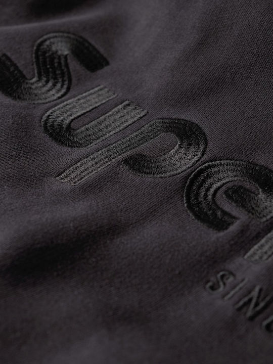 Sweatshirt with Hood Black