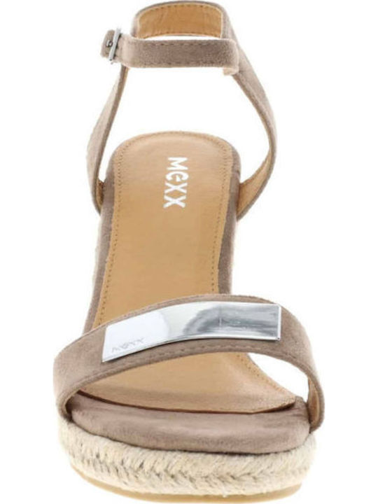 Capucine Women's Ankle Strap Platforms Brown
