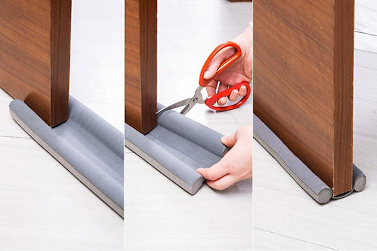 Keskor Double Draft Stopper Door in Black Color 0.84m