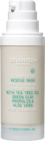 Seventeen Clear Skin Rescue Μάσκα Προσώπου 50ml