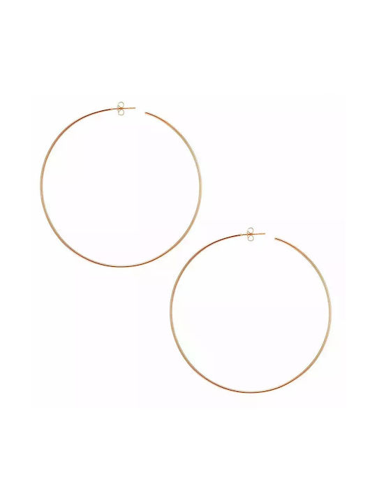 Nahla Jewels Earrings Hoops Gold Plated