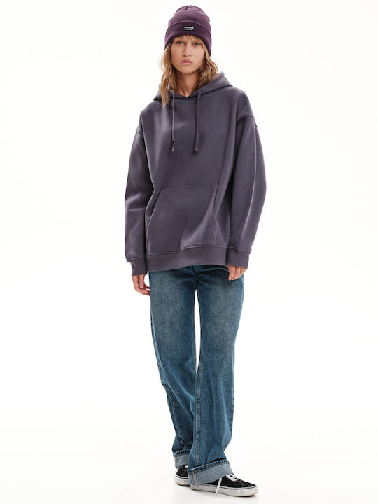 Women's Sweatshirt Hooded Gray