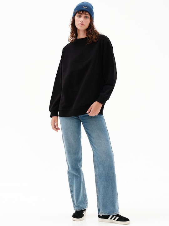Long Women's Sweatshirt Black