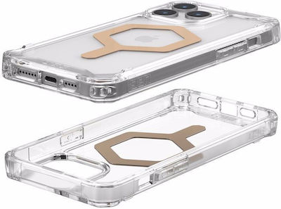 UAG Plyo Umschlag Rückseite Silikon Gold (iPhone 15 Pro Max)