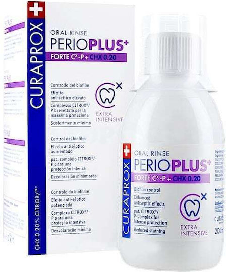 Curaprox Perio Plus Forte Στοματικό Διάλυμα 200ml