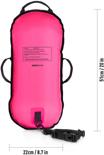 Buddyswim Σημαδούρα Torpedo BuddySwim Ultralight LLS Rosa
