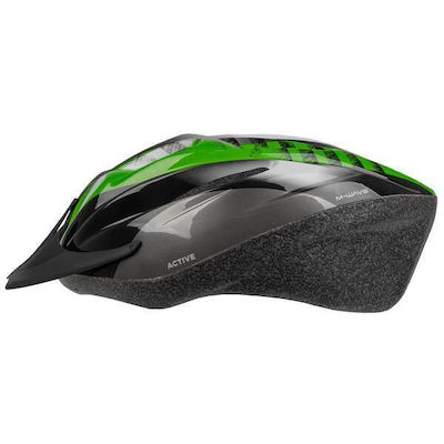 M-Wave Mamba Kids' Helmet for City Bike Green