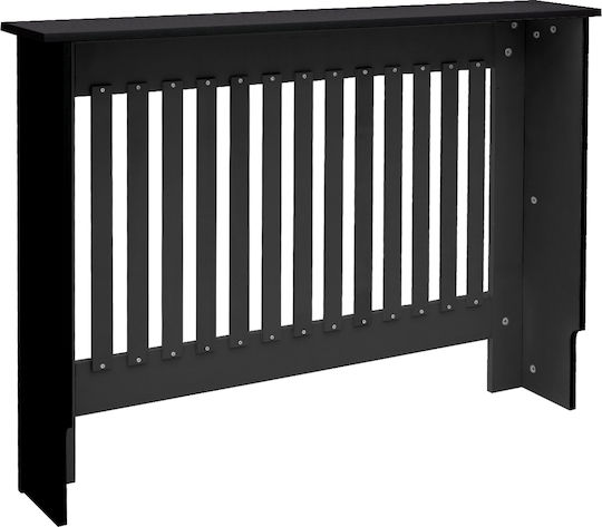 ECD Germany Country Style Radiator Cover from MDF Black 112x19x82cm