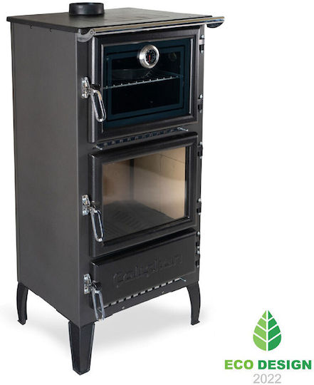 Caliskan 306 Χαλύβδινη Ξυλόσομπα 12.9kW Γκρι