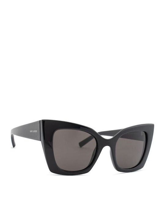 Ysl Feminini Ochelari de soare cu Negru Cadru și Negru Lentilă SL 552 001