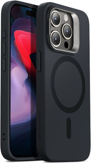 ESR Cloud Kickstand Задна корица Силикон / Метал 1.8мм Черен (iPhone 15 Pro)