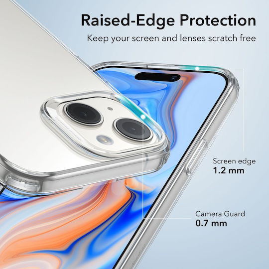 ESR Project Zero Back Cover Σιλικόνης 1.45mm Διάφανο (iPhone 15)